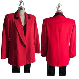 Petite Network  Red Gorgeous Jacket Size L